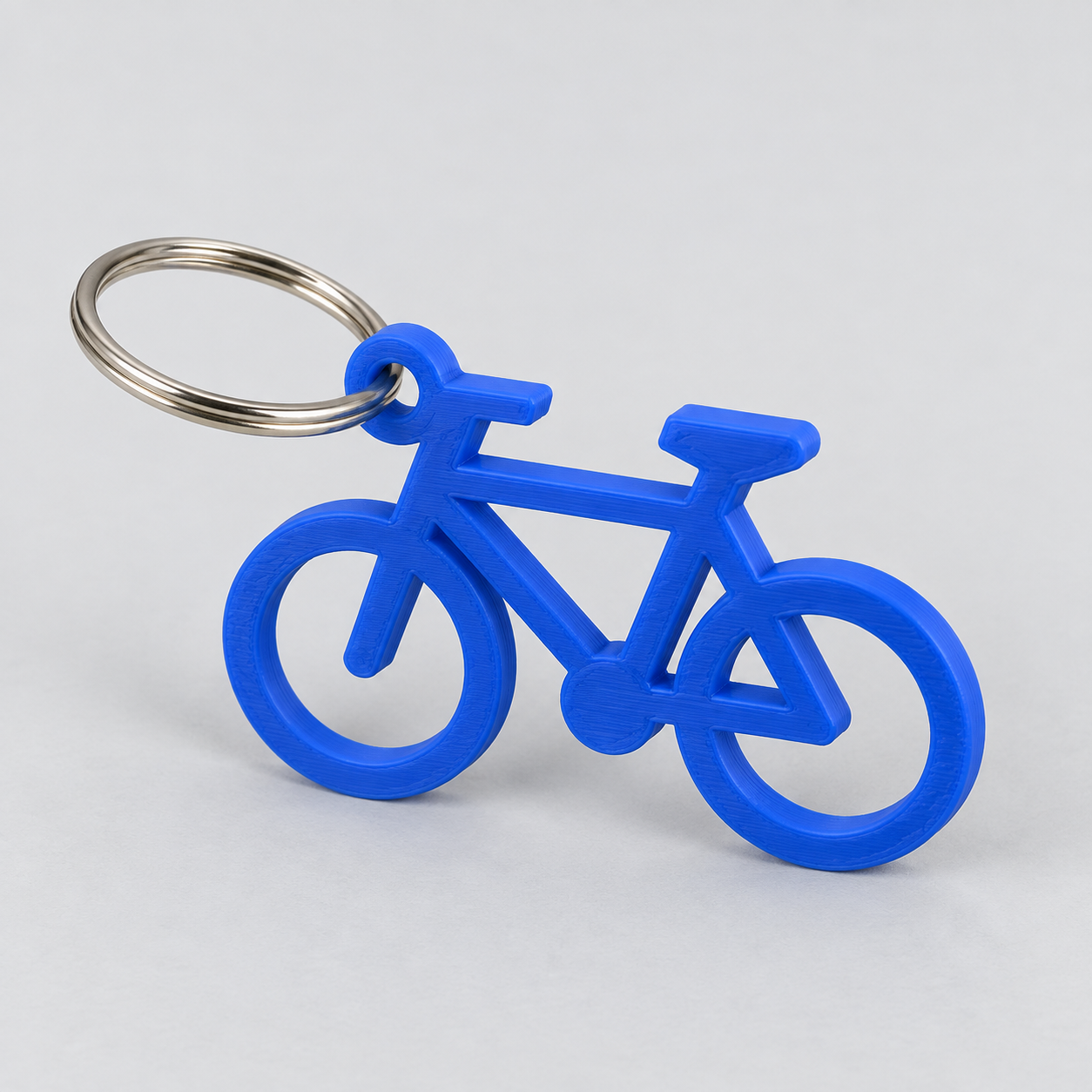 Illustrative concept for bicycle keychain