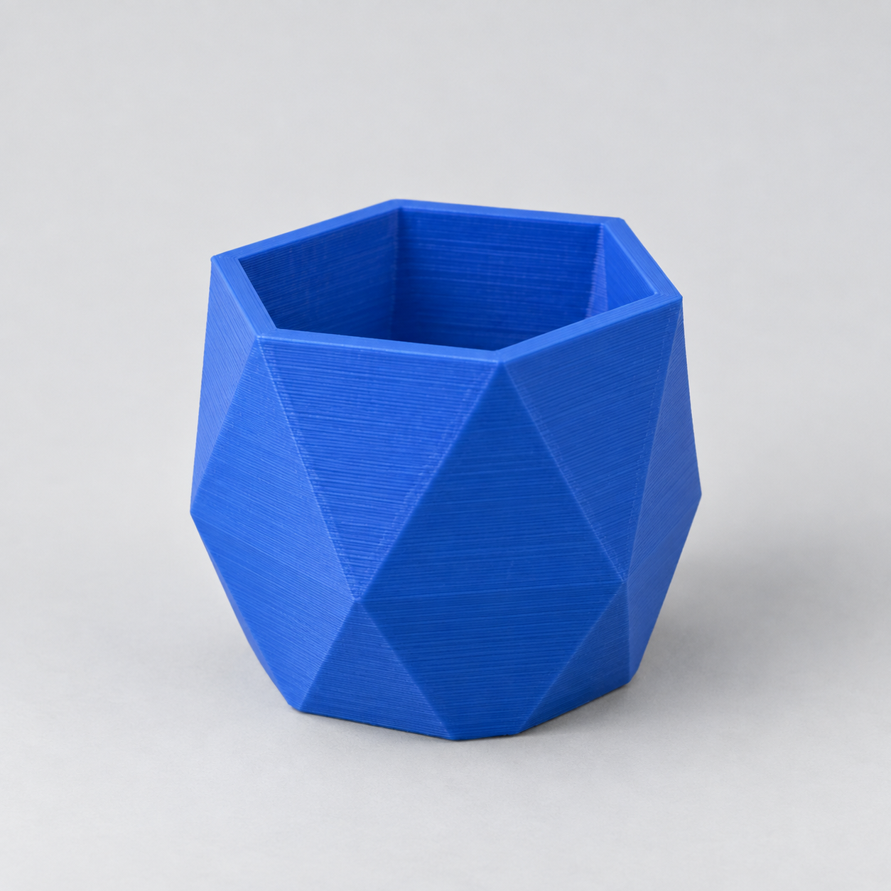 Illustrative concept for geometric plant pot