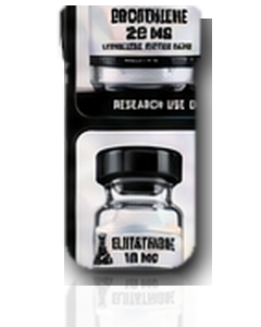 BlueLine Peptides GLUTATHIONE vial with provided label