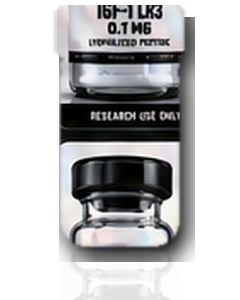 BlueLine Peptides IGF-1 LR3 vial with provided label