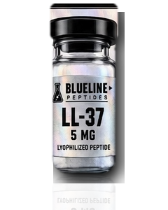 BlueLine Peptides LL-37 vial with provided label